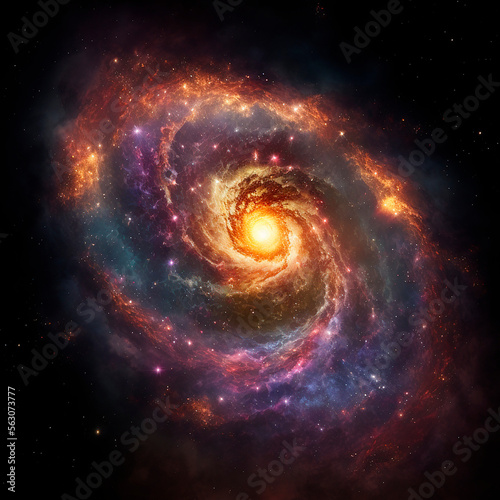 the milky way in space