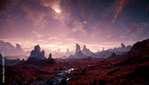 sci-fi  landscape