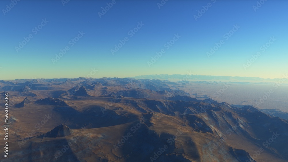 realistic surface of an alien planet, view from the surface of an exo-planet, canyons on an alien planet, stone planet, desert planet 3d render
realistic surface of an alien planet, view from the surface of an exo-planet, canyons on an alien planet, stone planet, desert planet 3d render
