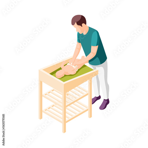 Father On Maternity Leave Icon