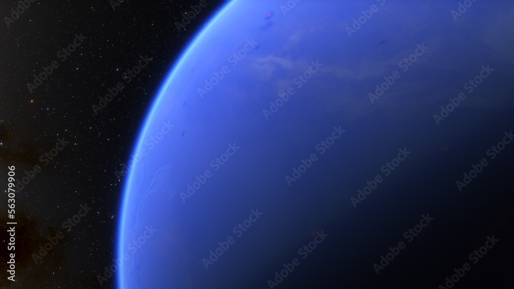 Fototapeta premium Abstract planets and space background