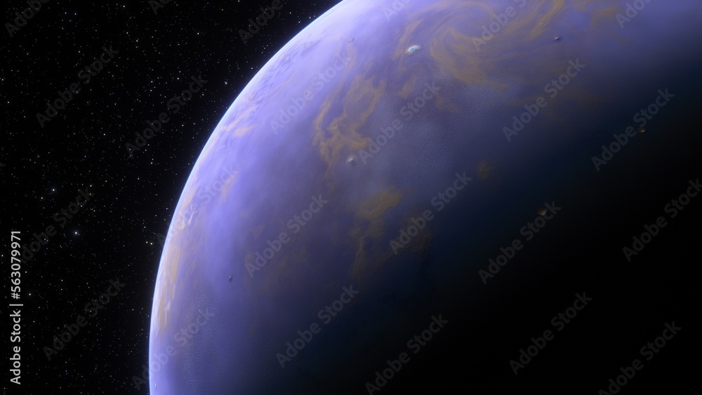 Fototapeta premium Abstract planets and space background 