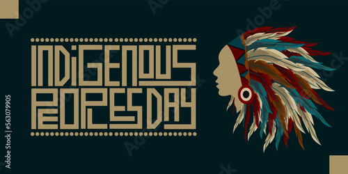 Indigenous Peoples Day Banner Design Template