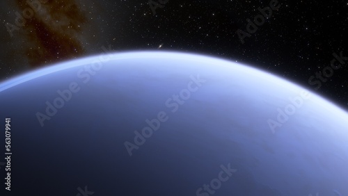 Abstract planets and space background
