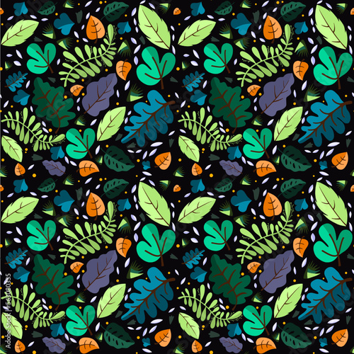 Seamless Leaves Pattern