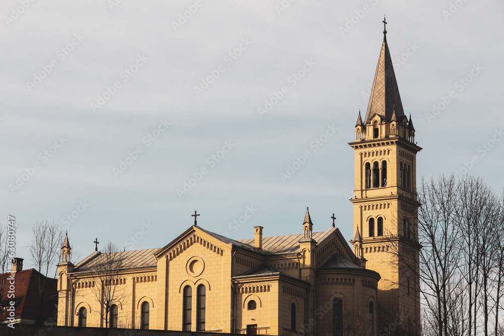 Fototapeta premium a church, somewhere in Transilvanya! 