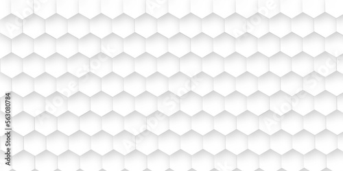 Abstract background with seamless geometric pattern . Geometry pattern hexagon. Hexagonal netting. Honeycomb background. Abstract vector background. 3D abstraction of nanotechnology and science .