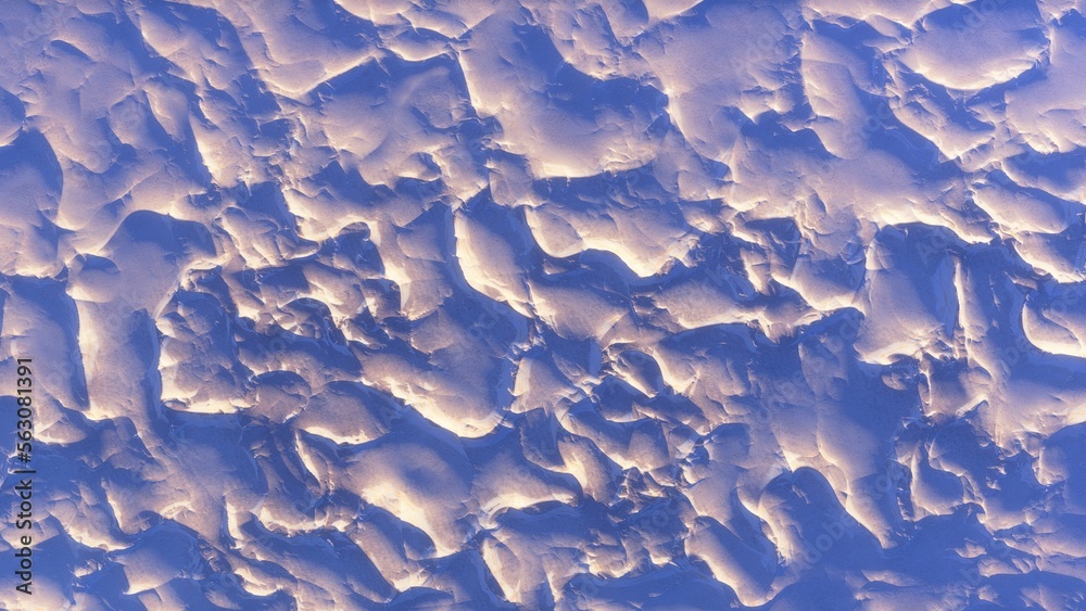 Fototapeta premium View of the 3d rendering realistic planet mars surface from space. 
