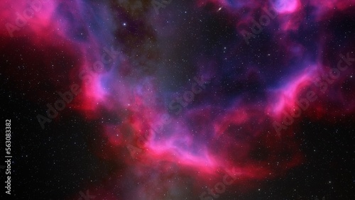 nebula gas cloud in deep outer space 