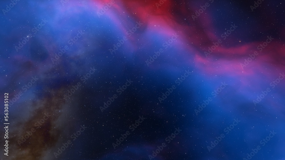 Space nebula.
