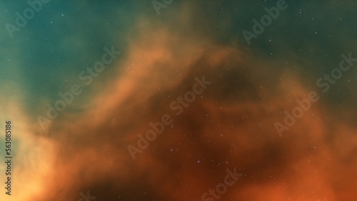 Space nebula. 