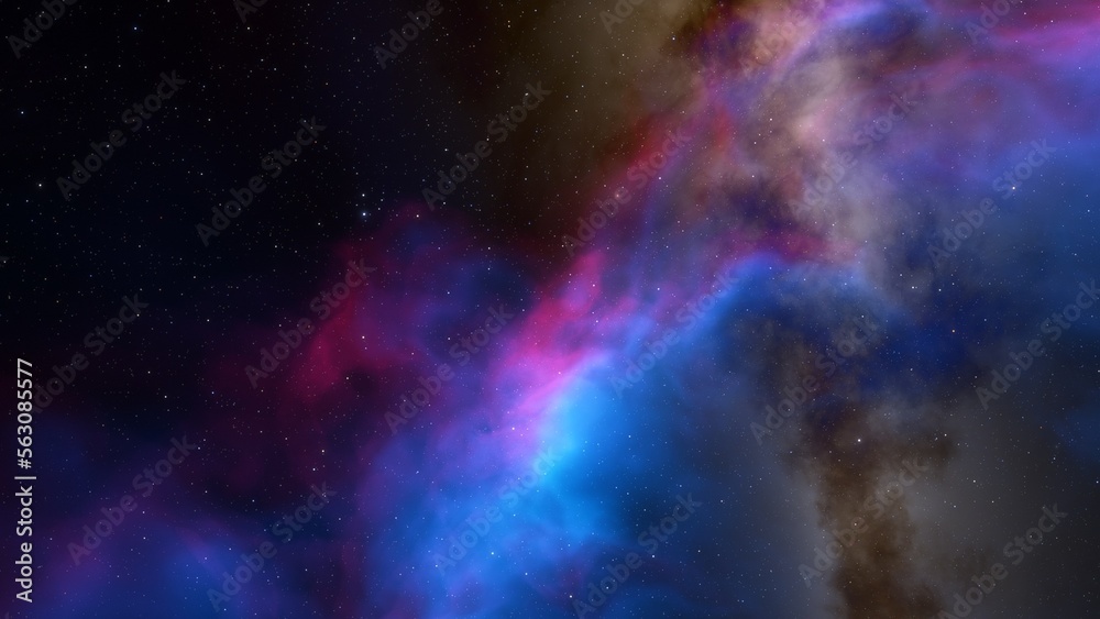Universe filled with stars, nebula and galaxy
Universe filled with stars, nebula and galaxy