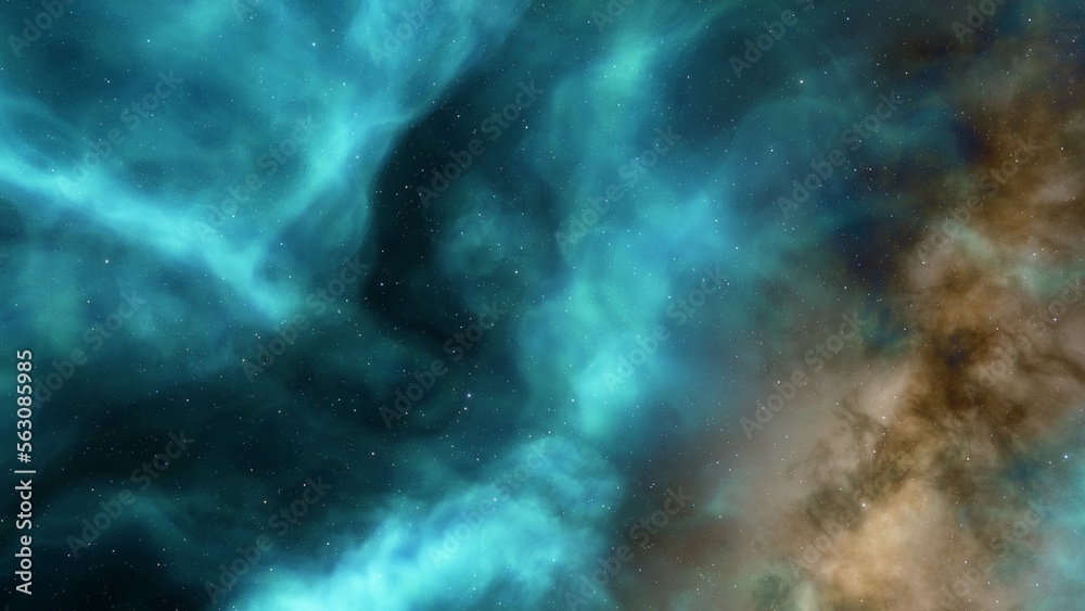 Fototapeta premium Night sky - Universe filled with stars, nebula and galaxy 