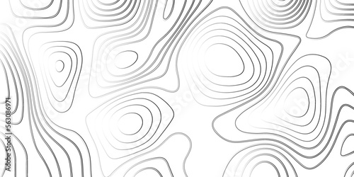 Topographic map background geographic line map with elevation assignments. Modern design with White background with topographic wavy pattern design.paper texture Imitation of a geographical map shades