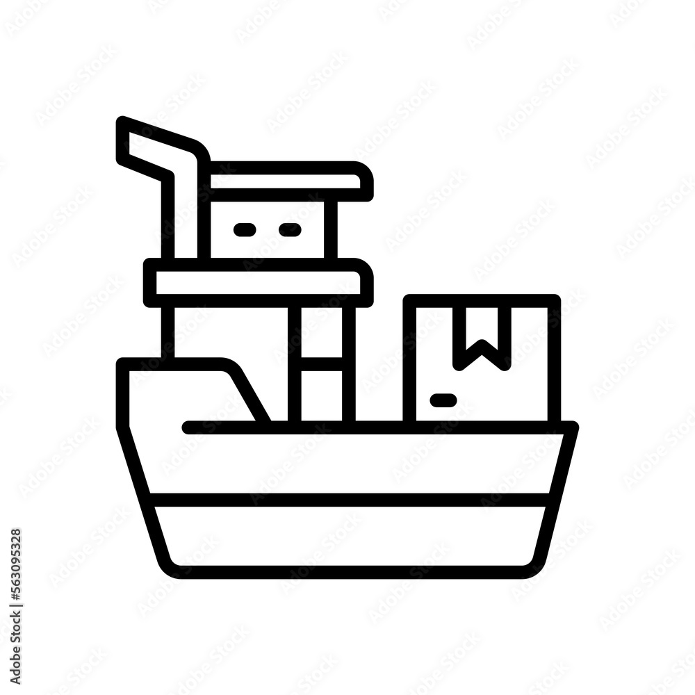 cargo ship icon for your website, mobile, presentation, and logo design. cargo ship icon for your website, mobile, presentation, and logo design.