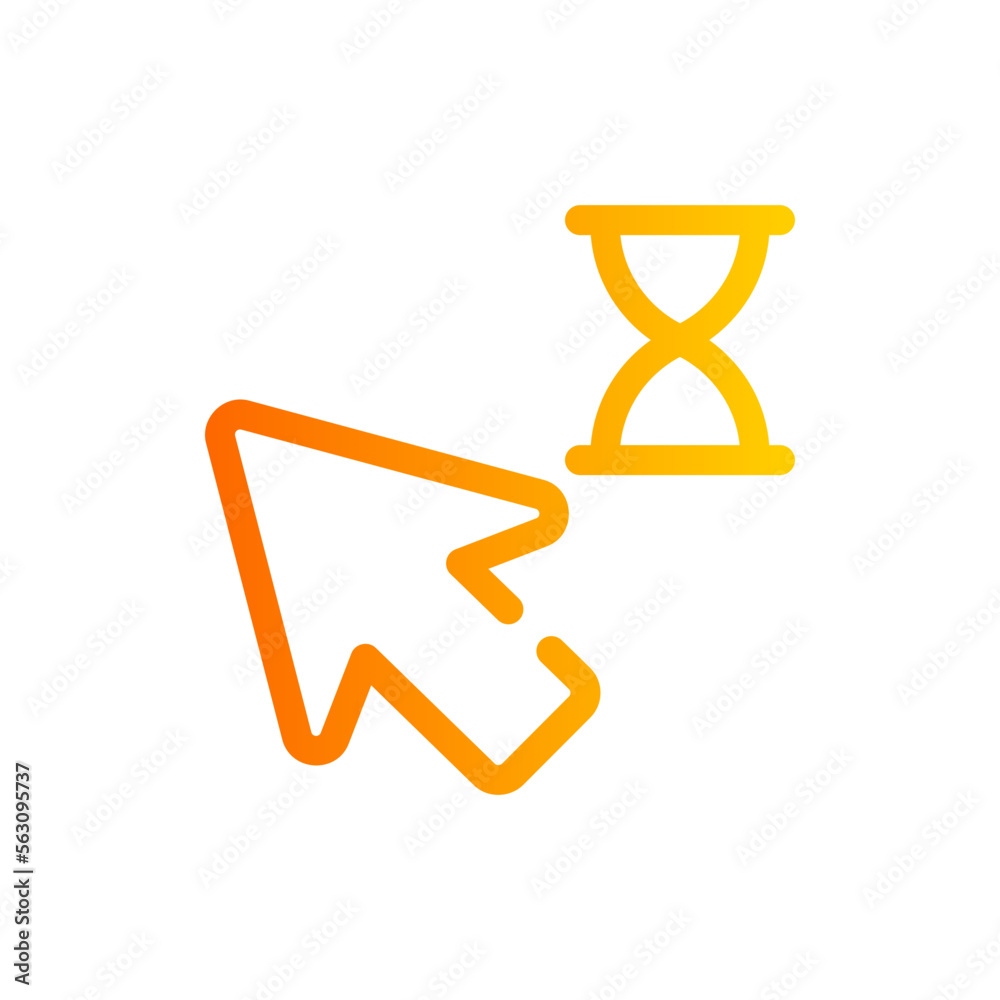 hourglass gradient icon hourglass gradient icon