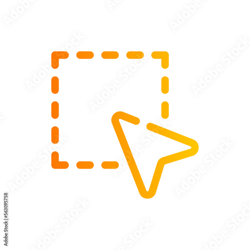 selection gradient icon
