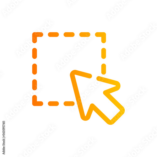 selection gradient icon