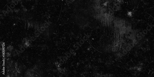 Fotografia Dark grey in black paper textured design with mist dirty parts