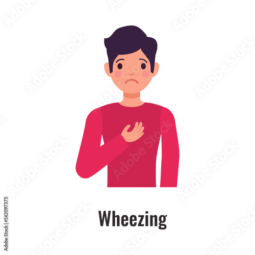 Asthma Symptom Illustration