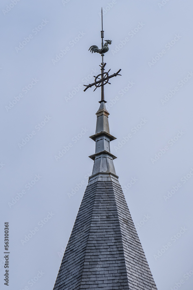 Collegiate Church of Notre-Dame founded between 1016 and 1031 by Robert II of France in Melun. France.