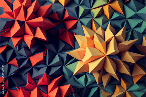 abstract background with triangles