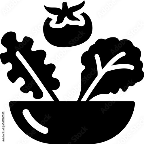salad solid icon