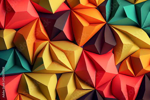 abstract background with triangles