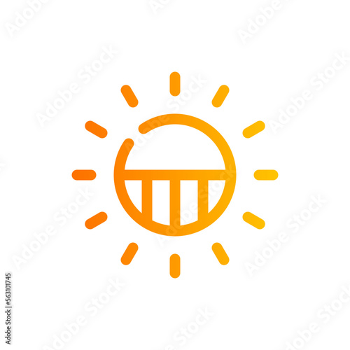 exposure gradient icon