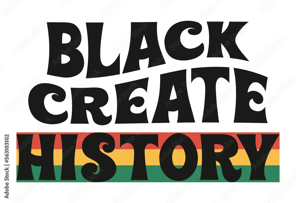 Fototapeta premium Black History Month, Black Pride
