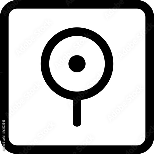 Map pin location marker icon