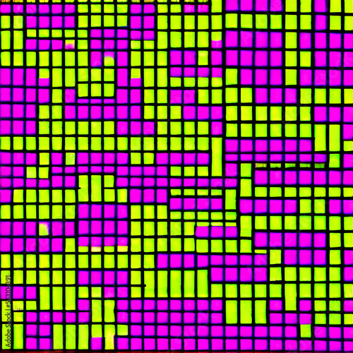 Neon Geometric Background "Generative AI"
