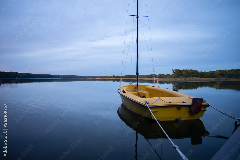 boats on the lake