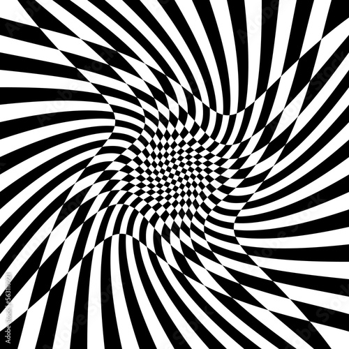 fractal burst black and white background