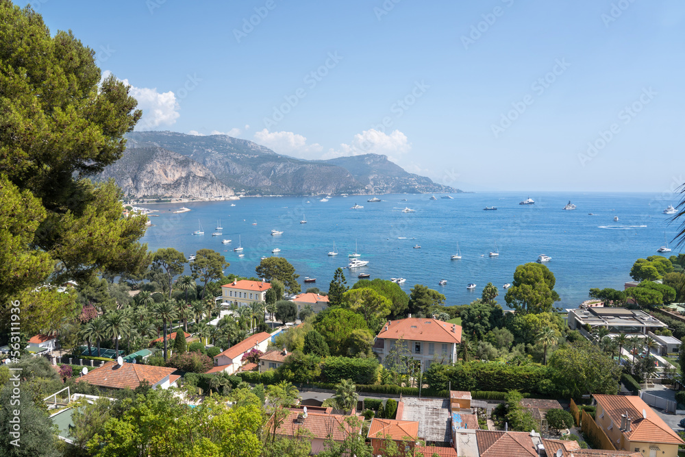 Bay of Villefranche Sur Mer, Cote d`Azur, France