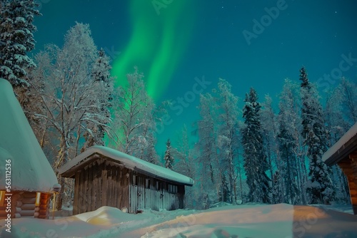 always magical nornther lights above Levi Finland
