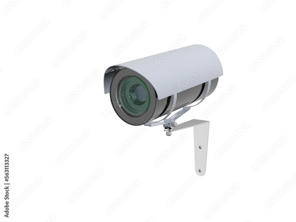 security camera isolated on white security camera isolated on white