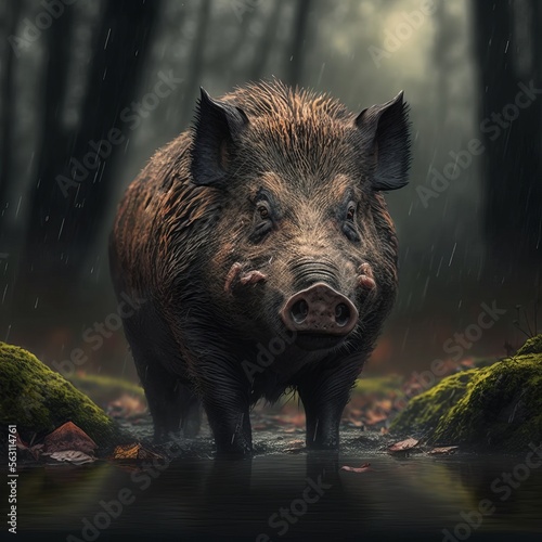 The Wild Boar: Understanding the behavior and ecology of wild pigs © Gabriel