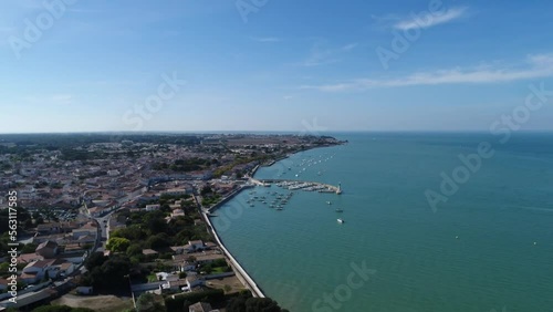 Wallpaper Mural Vue aérienne de la flotte en ré - île de Ré - Charente Maritime - France Torontodigital.ca