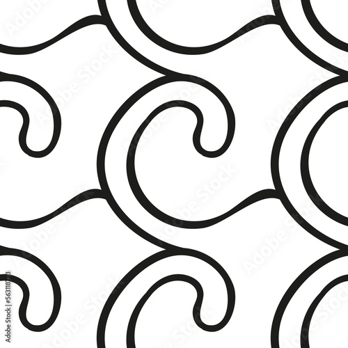 seamless abstract hand drawn pattern