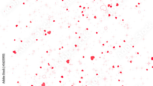 png valentine s day and love concept design element on transparent background  red hearts shiny and glowing  romantic relation hearts texture