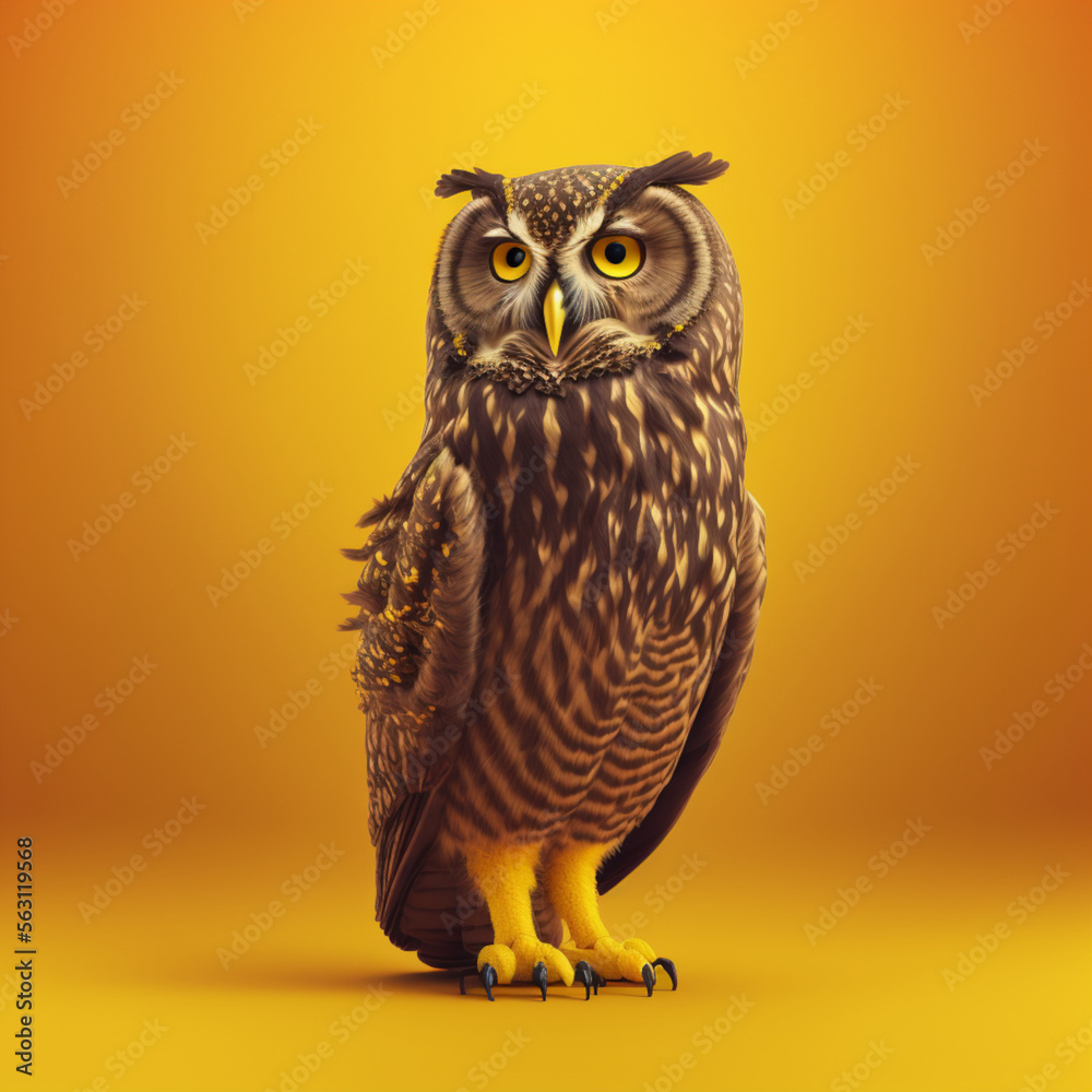 Naklejka premium owl
