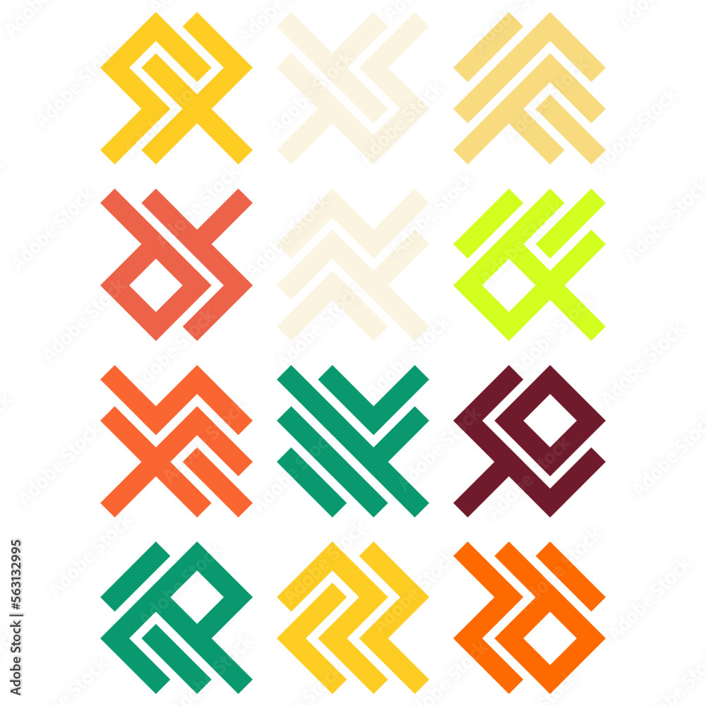 Asemic Glyph writing hieroglyph imitation abstract illustration Asemic Glyph writing hieroglyph imitation abstract illustration