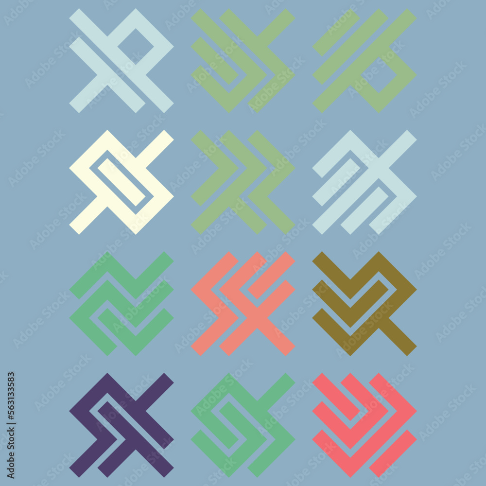 Asemic Glyph writing hieroglyph imitation abstract illustration Asemic Glyph writing hieroglyph imitation abstract illustration