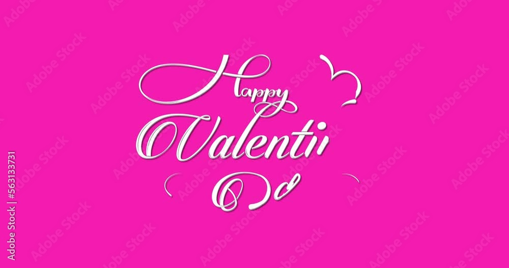 Happy valentines day, handwritten animation text on the pink background alpha channel. Suitable for valentines day celebrations or greeting cards. Romantic valentine's animated. Happy valentine's day Happy valentines day, handwritten animation text on the pink background alpha channel. Suitable for valentines day celebrations or greeting cards. Romantic valentine's animated. Happy valentine's day