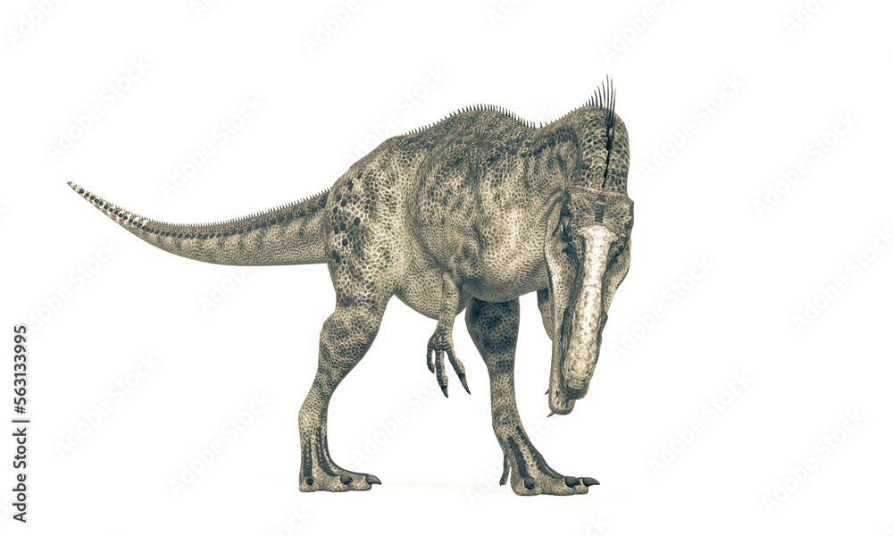 monolophosaurus is doing a eating pose monolophosaurus is doing a eating pose