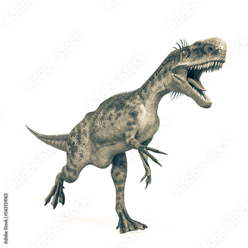 monolophosaurus side view