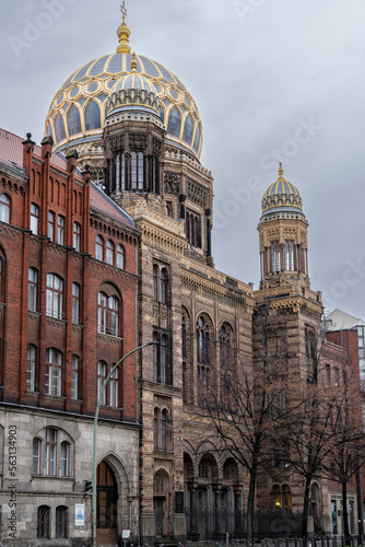 Neue Synagoge , Oranienburger Straβe , Berlin, Federal Republic of Germany photo