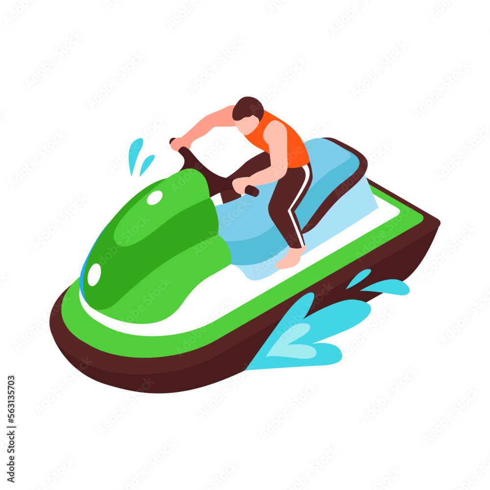 Summer Water Sport Icon