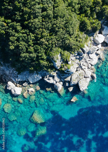 Corfu, drone shots, landscape, ocean, rocky, colorful picture, travel, 